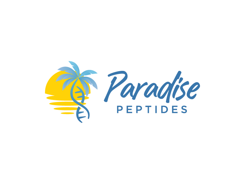 Paradise Peptides logo design by yoppunx