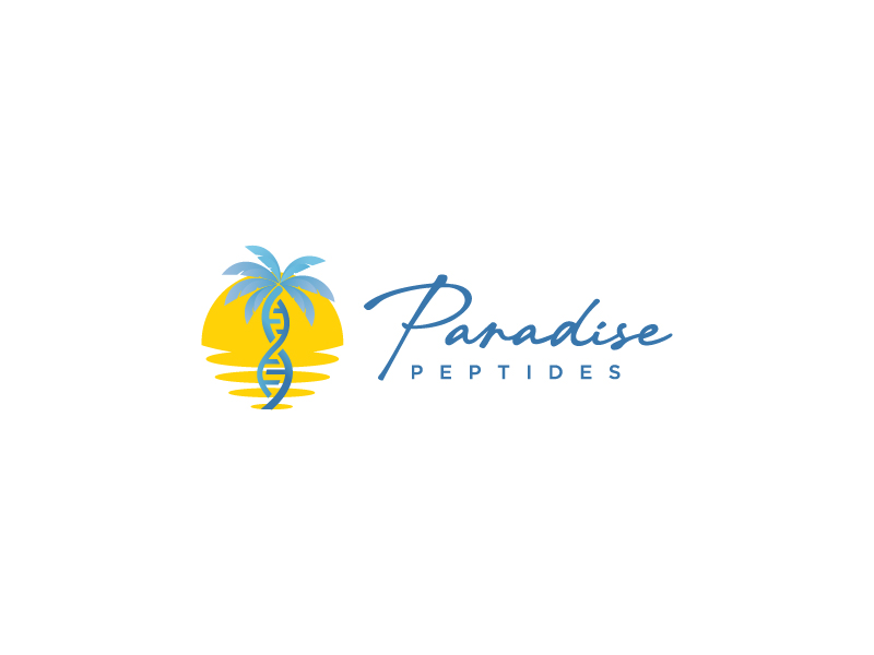 Paradise Peptides logo design by yoppunx