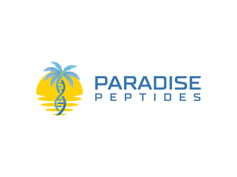 Paradise Peptides logo design by yoppunx