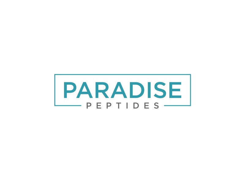 Paradise Peptides logo design by Artomoro