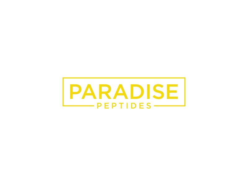Paradise Peptides logo design by reworkwin