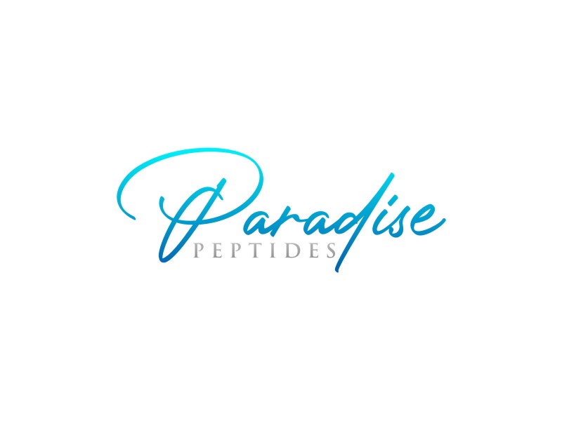 Paradise Peptides logo design by Artomoro