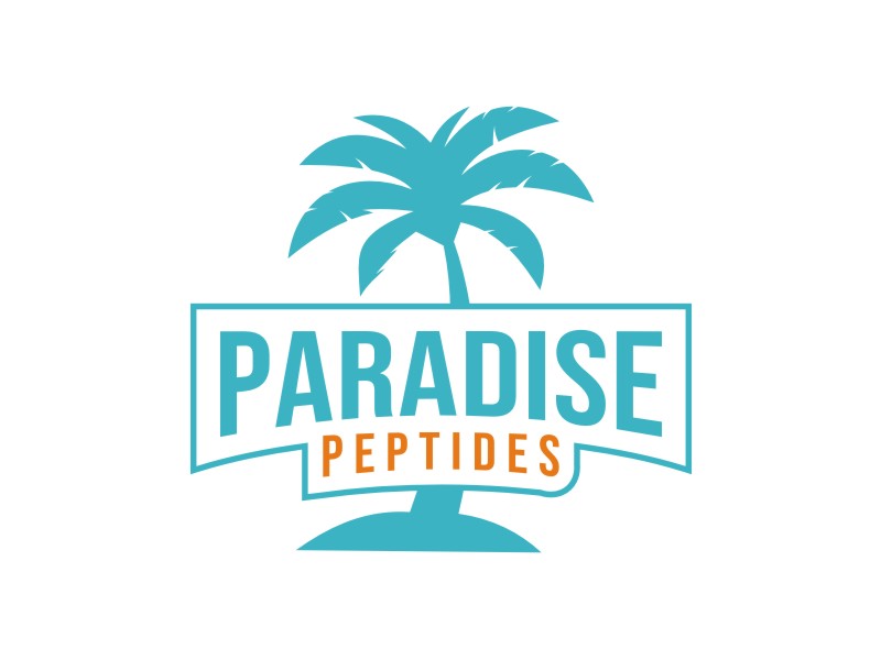 Paradise Peptides logo design by Artomoro