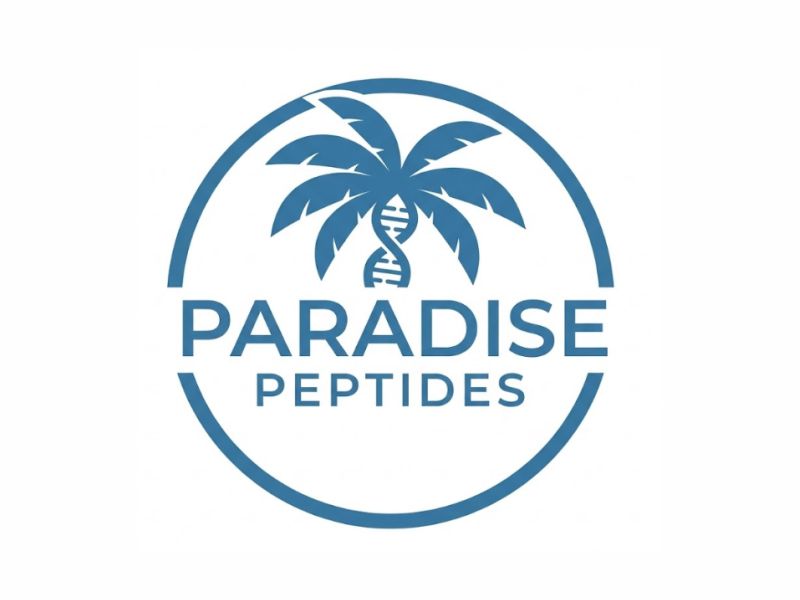 Paradise Peptides logo design by kanal