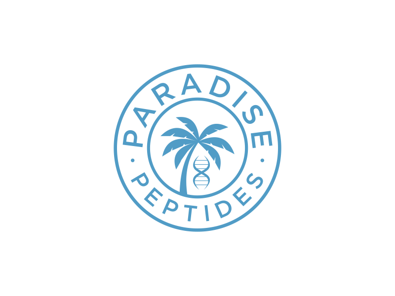 Paradise Peptides logo design by scania