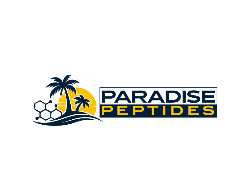 Paradise Peptides logo design by Phantomonic