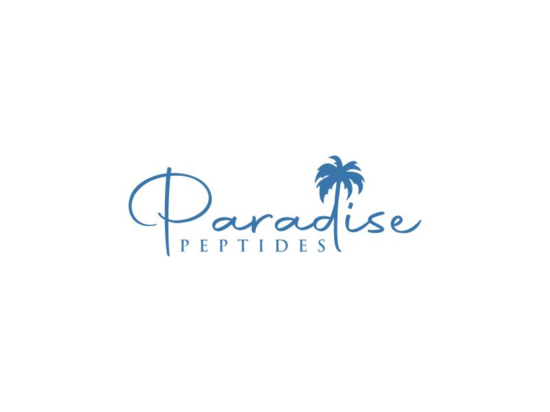 Paradise Peptides logo design by RIANW