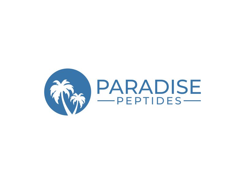 Paradise Peptides logo design by RIANW