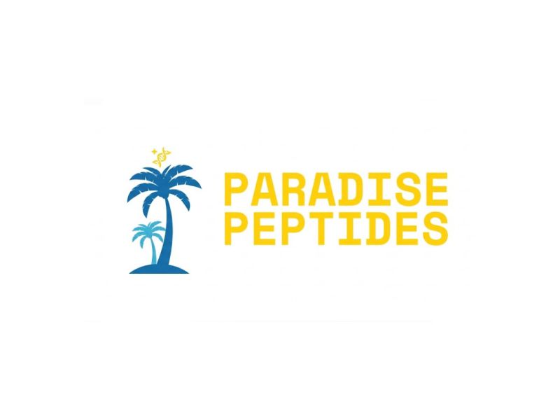 Paradise Peptides logo design by giphone