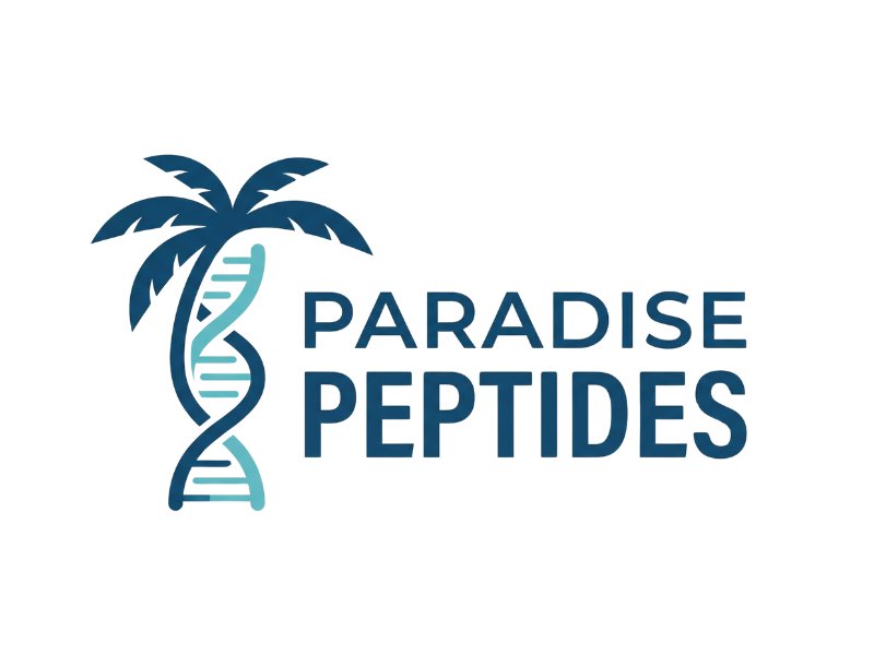 Paradise Peptides logo design by Lordede