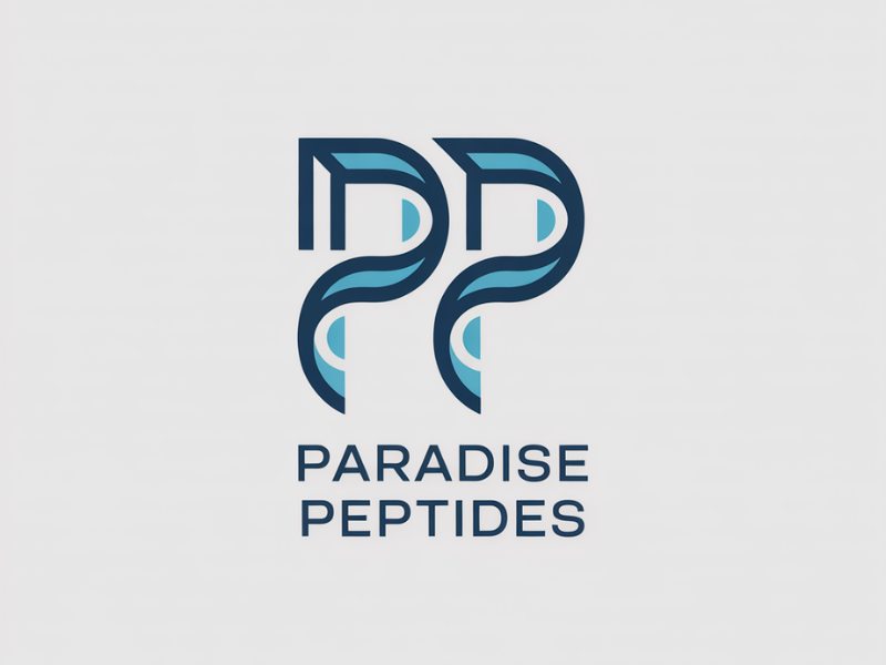 Paradise Peptides logo design by Lordede