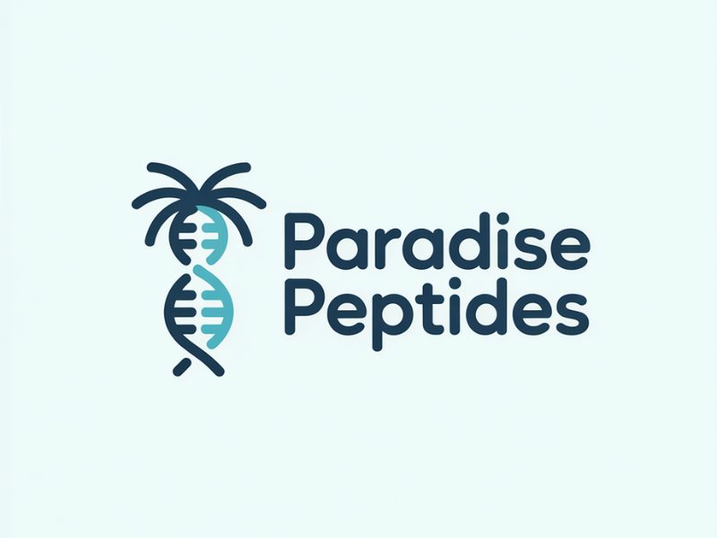 Paradise Peptides logo design by Lordede