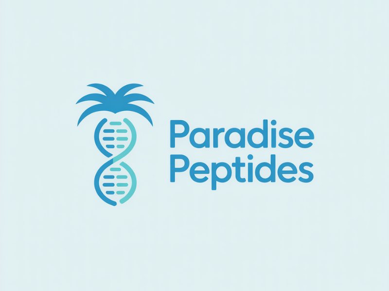 Paradise Peptides logo design by Lordede