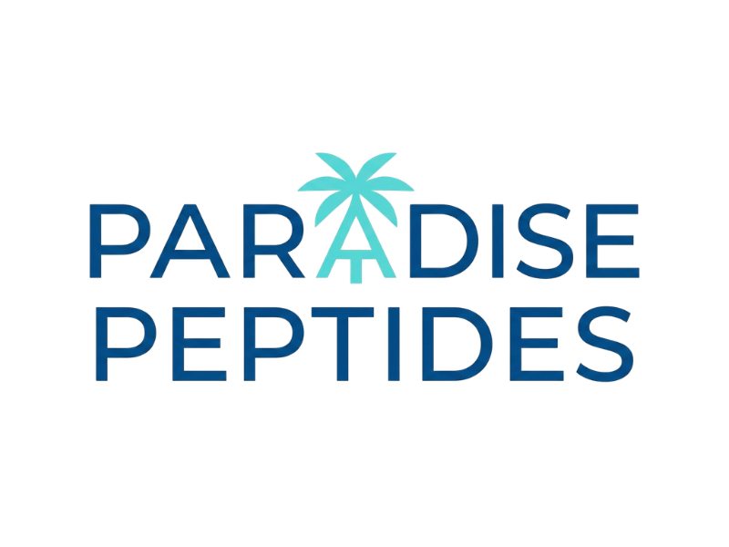 Paradise Peptides logo design by Lordede