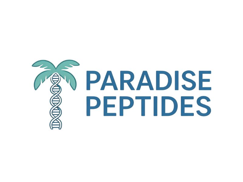 Paradise Peptides logo design by Lordede