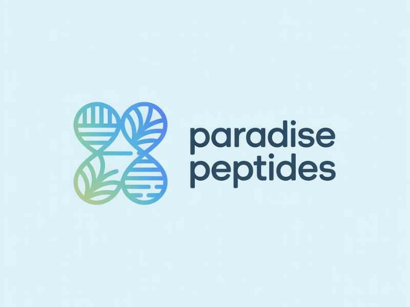 Paradise Peptides logo design by Lordede