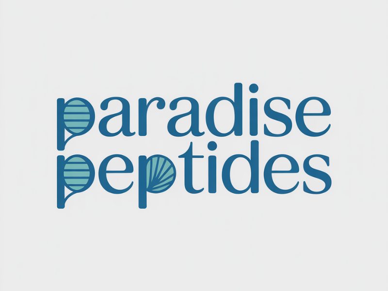 Paradise Peptides logo design by Hadisk