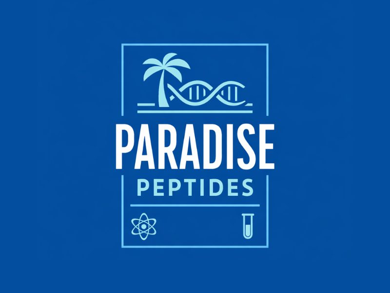 Paradise Peptides logo design by Hadisk