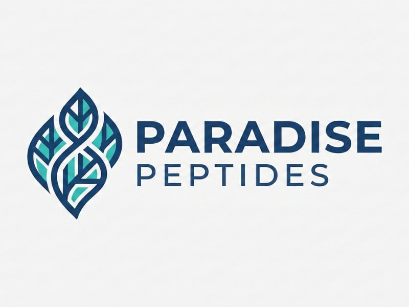 Paradise Peptides logo design by AndreBWid
