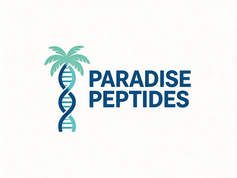 Paradise Peptides logo design by AndreBWid