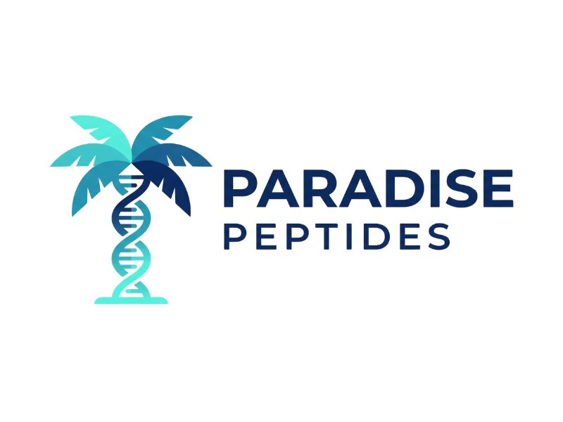 Paradise Peptides logo design by AndreBWid