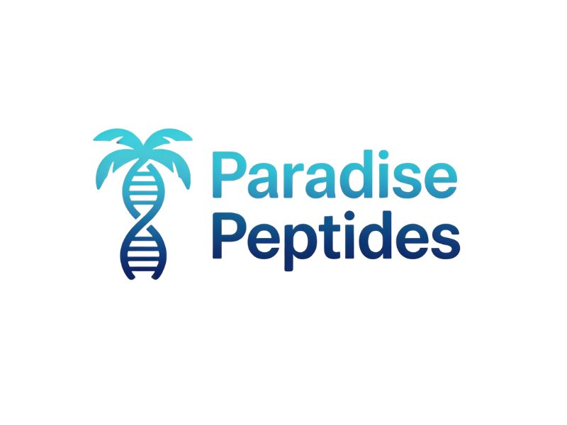 Paradise Peptides logo design by AndreBWid