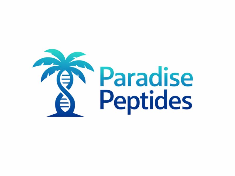 Paradise Peptides logo design by AndreBWid