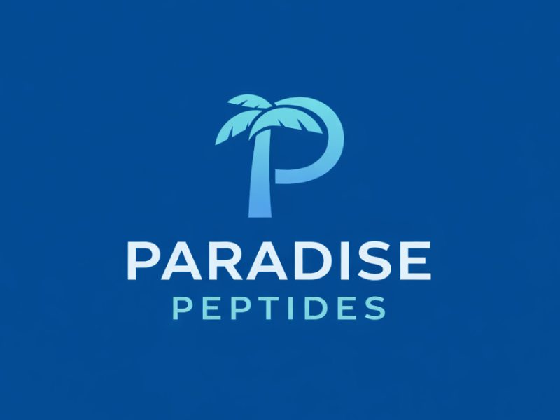 Paradise Peptides logo design by Ayamas