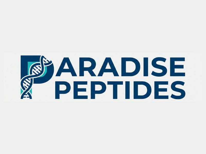 Paradise Peptides logo design by joni