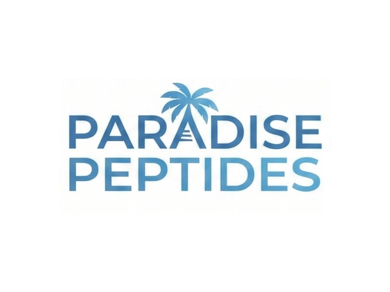 Paradise Peptides logo design by Octavino