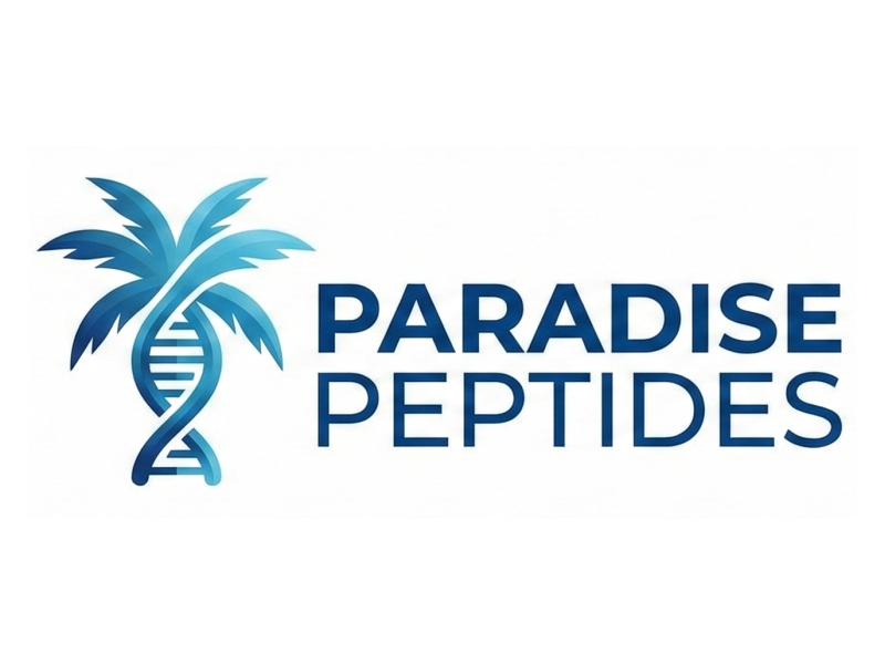 Paradise Peptides logo design by Octavino