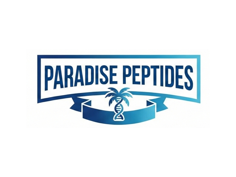 Paradise Peptides logo design by Octavino