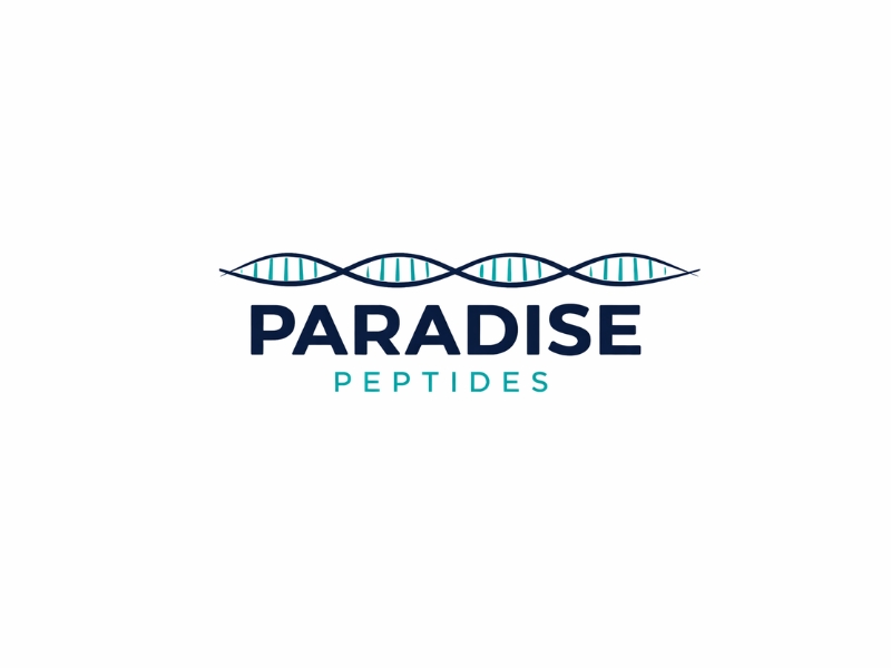 Paradise Peptides logo design by Michael Luutu