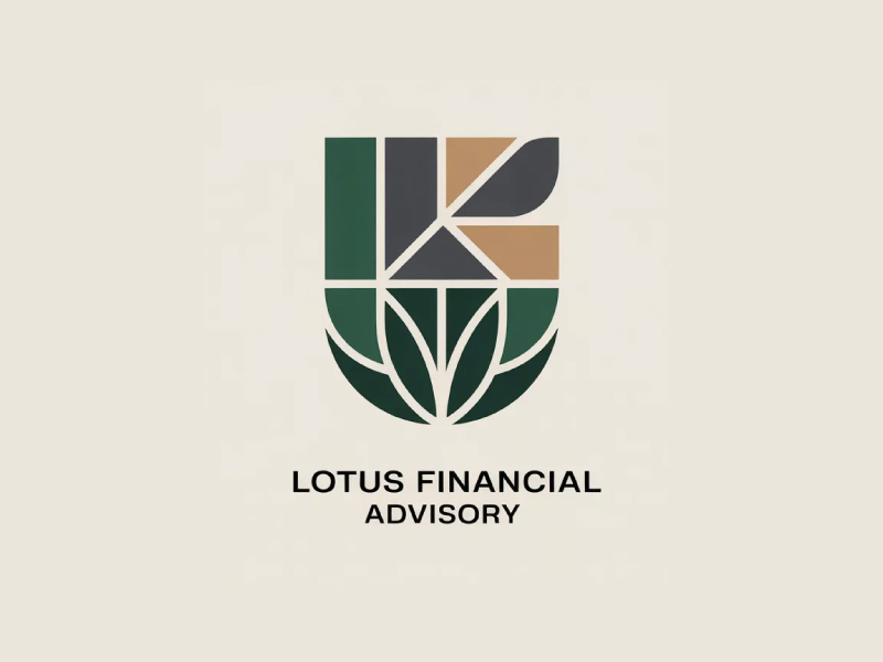 Lotus Financial Advisory logo design by Poki