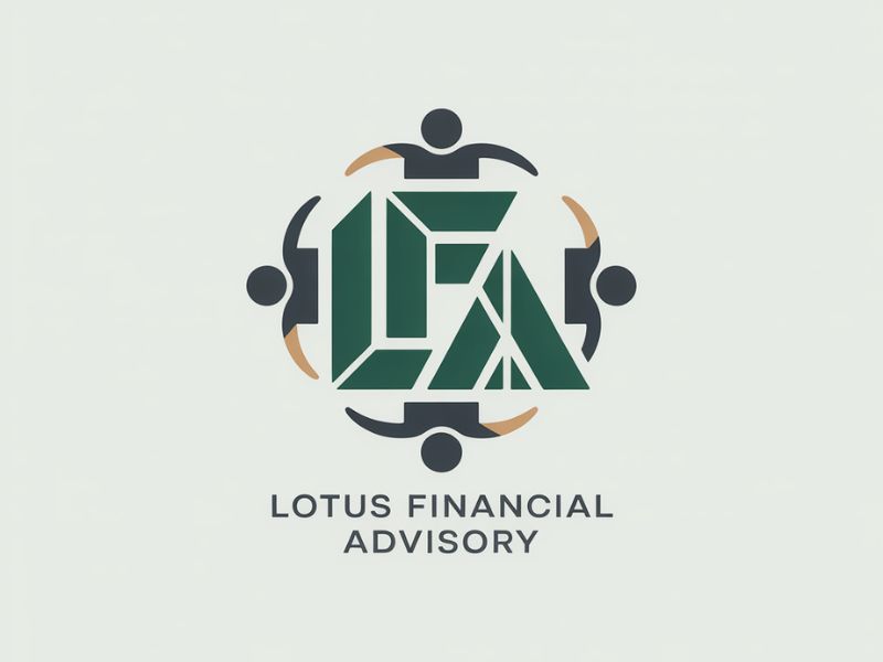 Lotus Financial Advisory logo design by Lordede