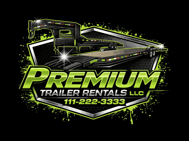 Premium Trailer Rentals LLC logo design by Bad Boy