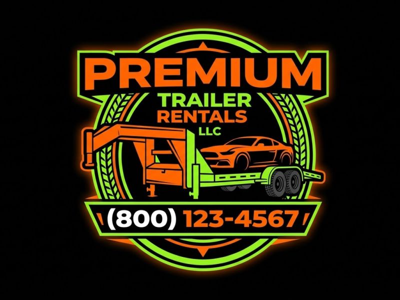 Premium Trailer Rentals LLC logo design by sikas