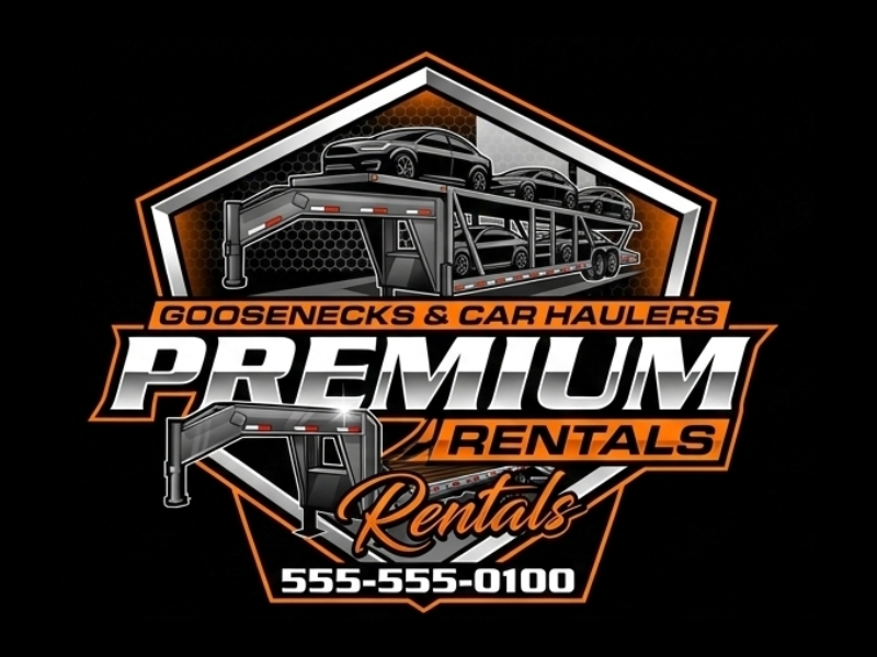 Premium Trailer Rentals LLC logo design by Octavino