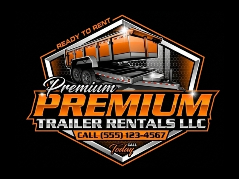 Premium Trailer Rentals LLC logo design by Octavino