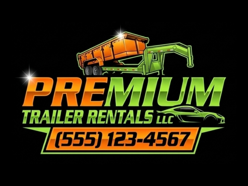 Premium Trailer Rentals LLC logo design by Octavino