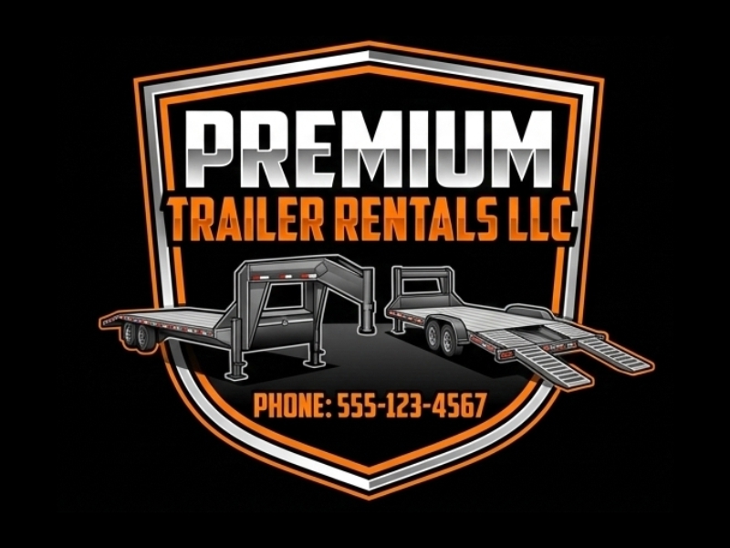 Premium Trailer Rentals LLC logo design by Octavino