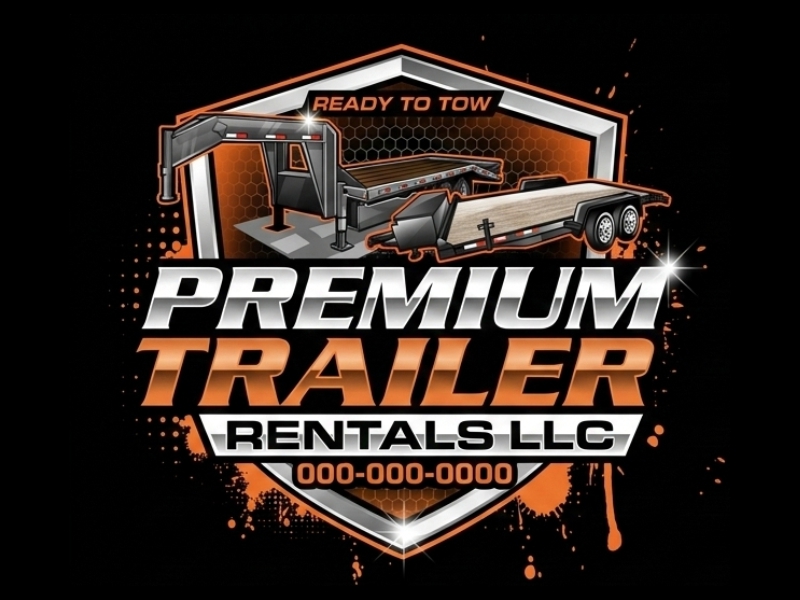 Premium Trailer Rentals LLC logo design by Octavino
