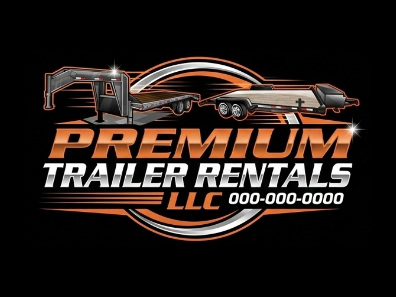 Premium Trailer Rentals LLC logo design by Octavino