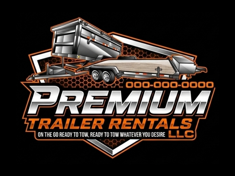 Premium Trailer Rentals LLC logo design by Bambang Bang