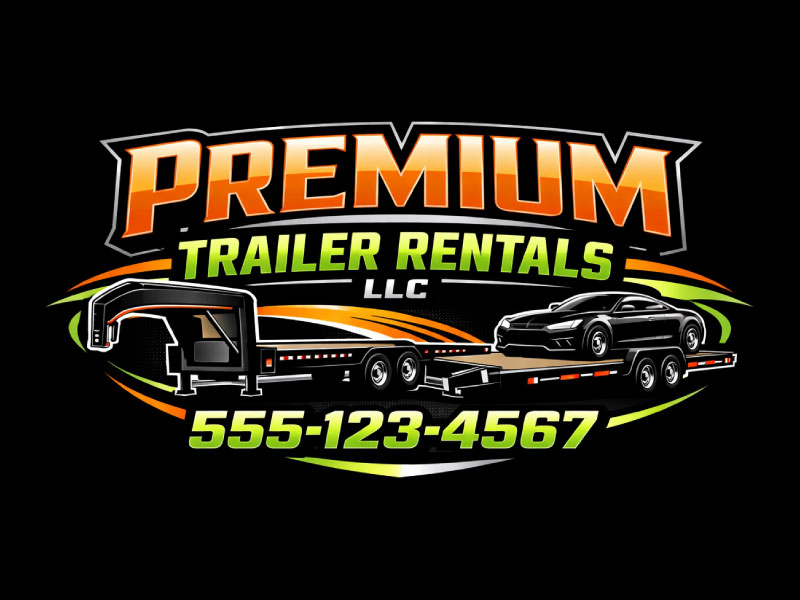 Premium Trailer Rentals LLC logo design by King