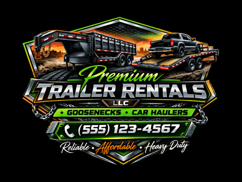Premium Trailer Rentals LLC logo design by King