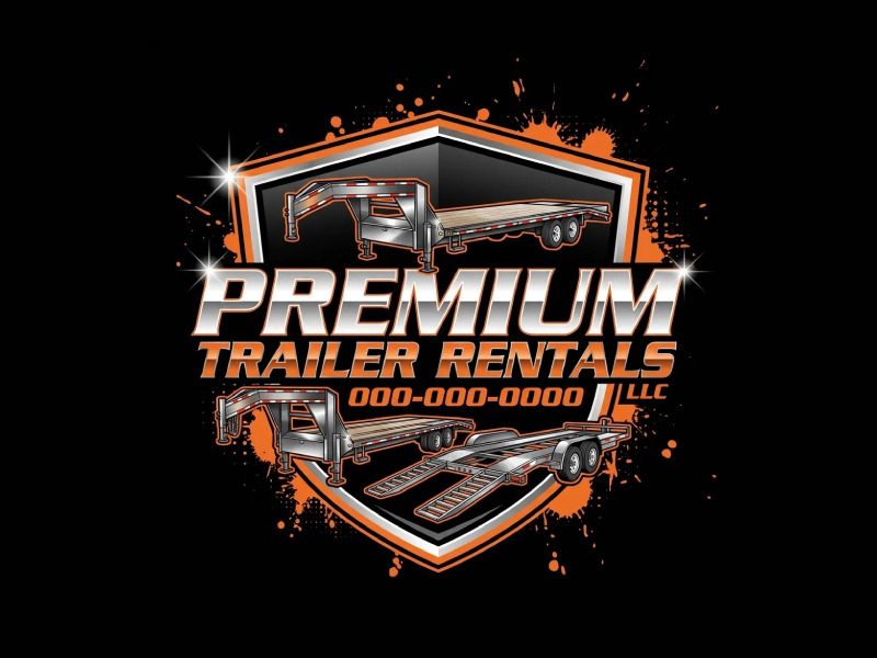 Premium Trailer Rentals LLC logo design by Poki