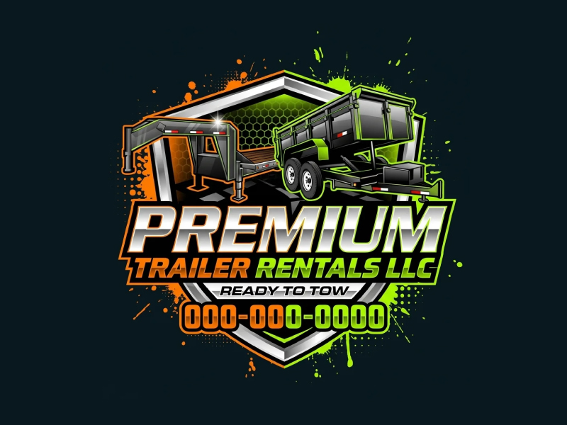 Premium Trailer Rentals LLC logo design by Poki