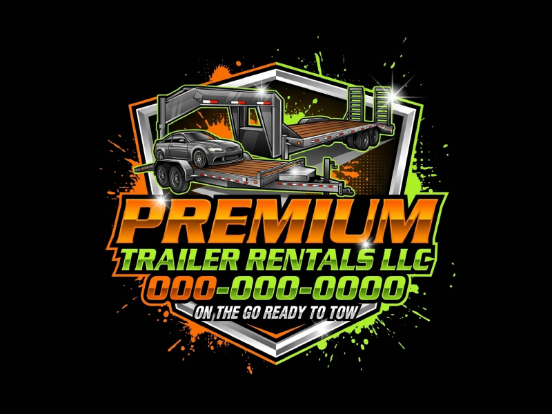 Premium Trailer Rentals LLC logo design by Poki