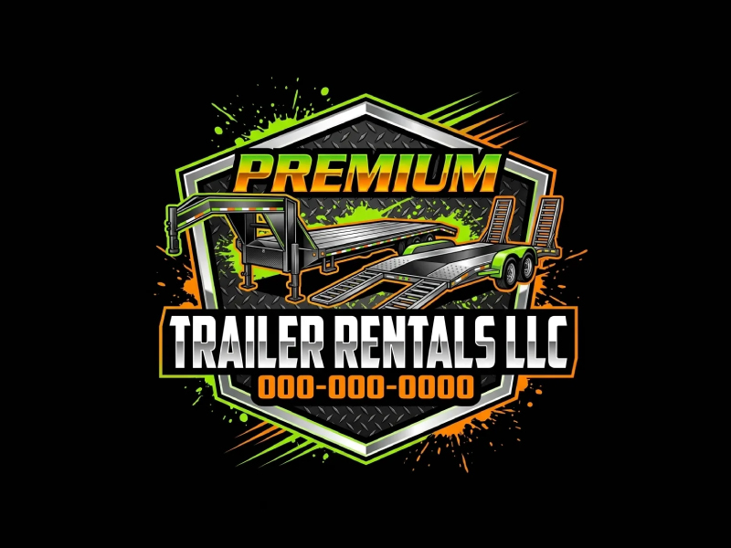Premium Trailer Rentals LLC logo design by Poki